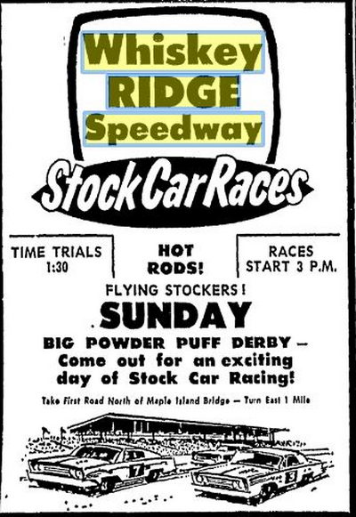 Whiskey Ridge Raceway (Whiskey Ridge Speedway, Whisky Ridge) - July 1969